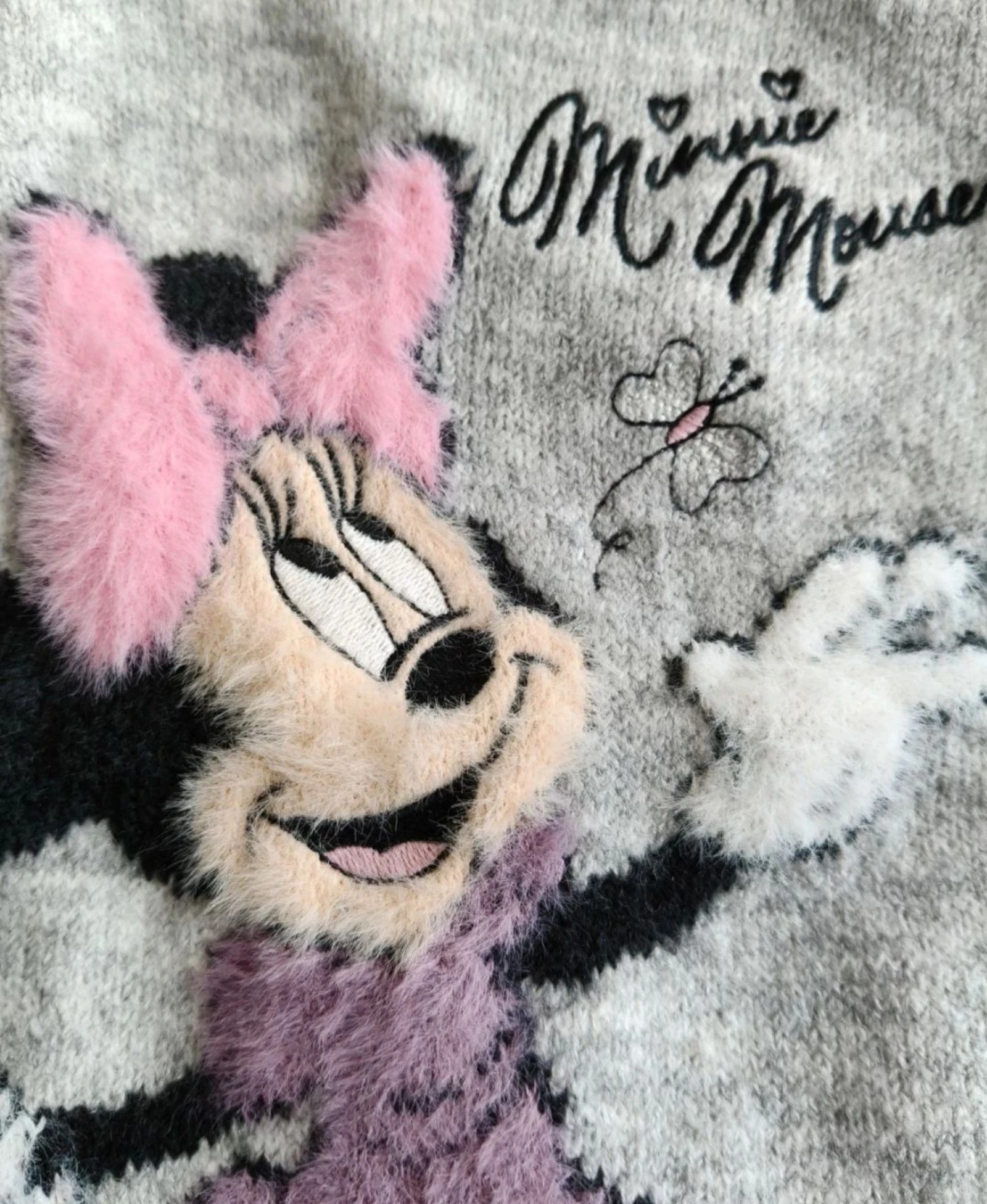 Vestido abrigado para niña Primark gris Minnie 68 cm – photo 5